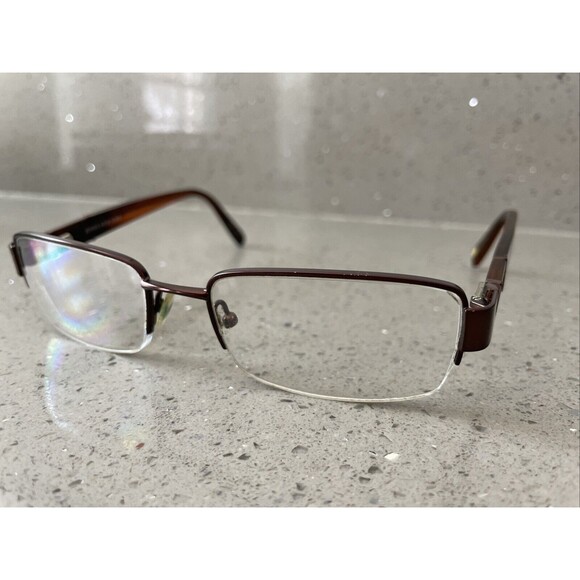Jones New York Eyeglasses FRAMES ONLY J331 Dark Chocolate Brown 52-19-145 READ - Picture 2 of 10